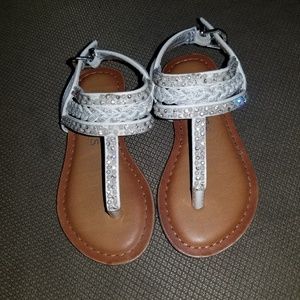 Sparkly toddler sandals